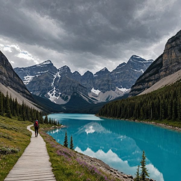 Quels sont les meilleurs conseils pour une randonnée dans le parc national de Banff, Canada : itinéraires et équipements ?