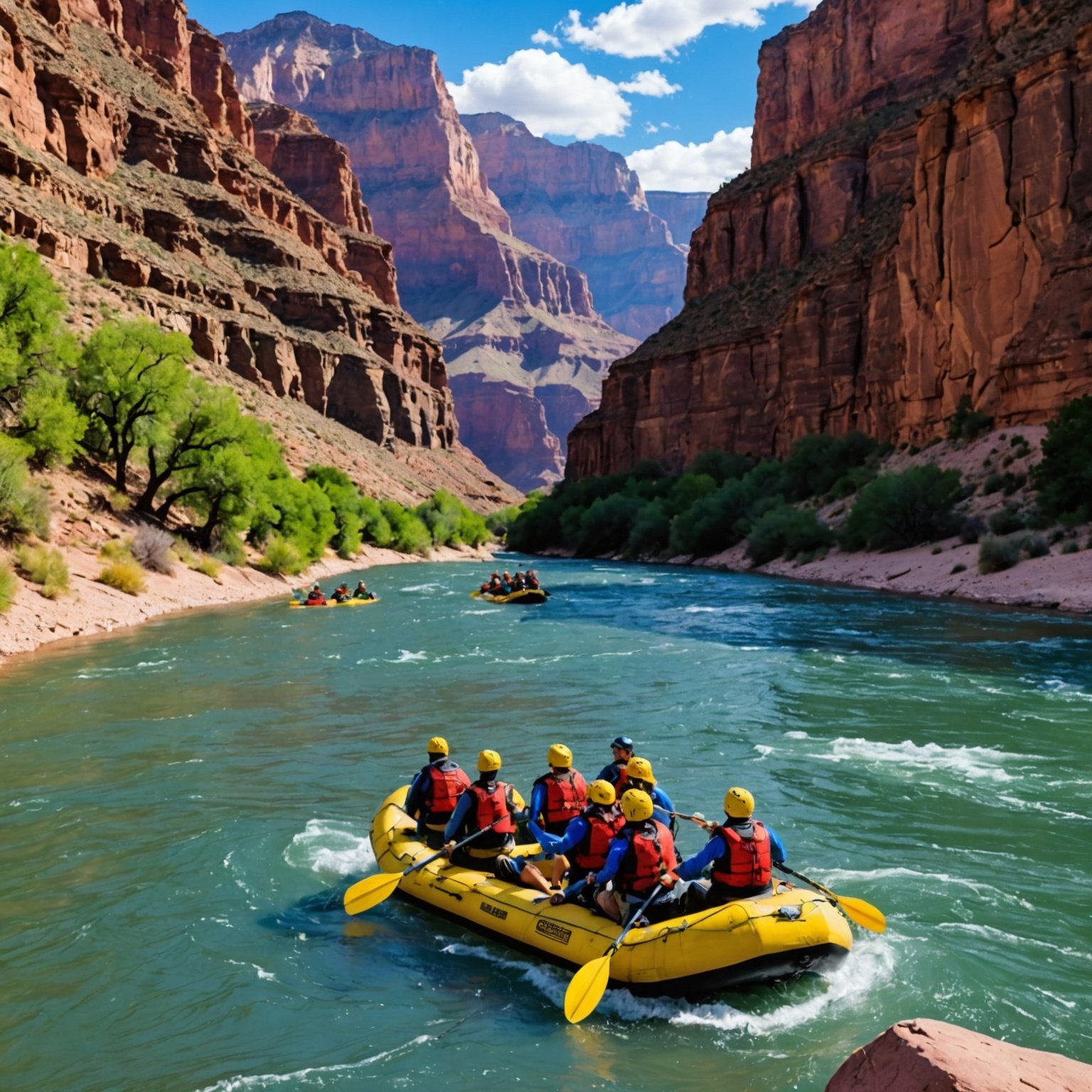 Usa Rafting Comment organiser une expédition de rafting dans le Grand Canyon, USA ...